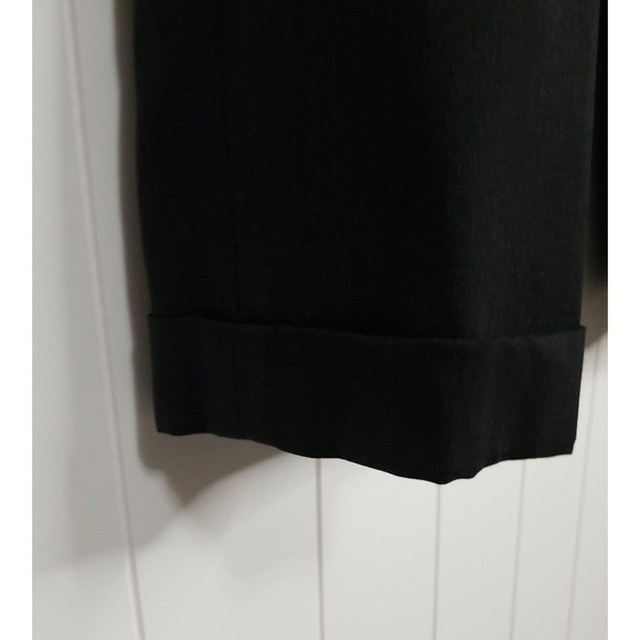 Neiman Marcus Dress Career Pants Wool Plus Womens Size 16 Black Stretch - Picture 5 of 12